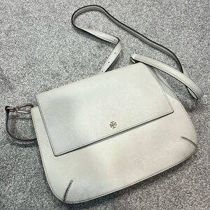 Tory Burch white cross body bag